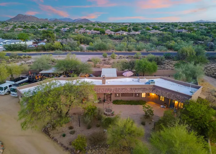 Desert Estate With Pool Casita Pickleball & Views Cave Creek
