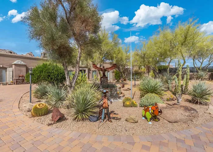 Desert Estate With Pool Casita Pickleball & Views Cave Creek
